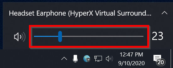 Volume Slider