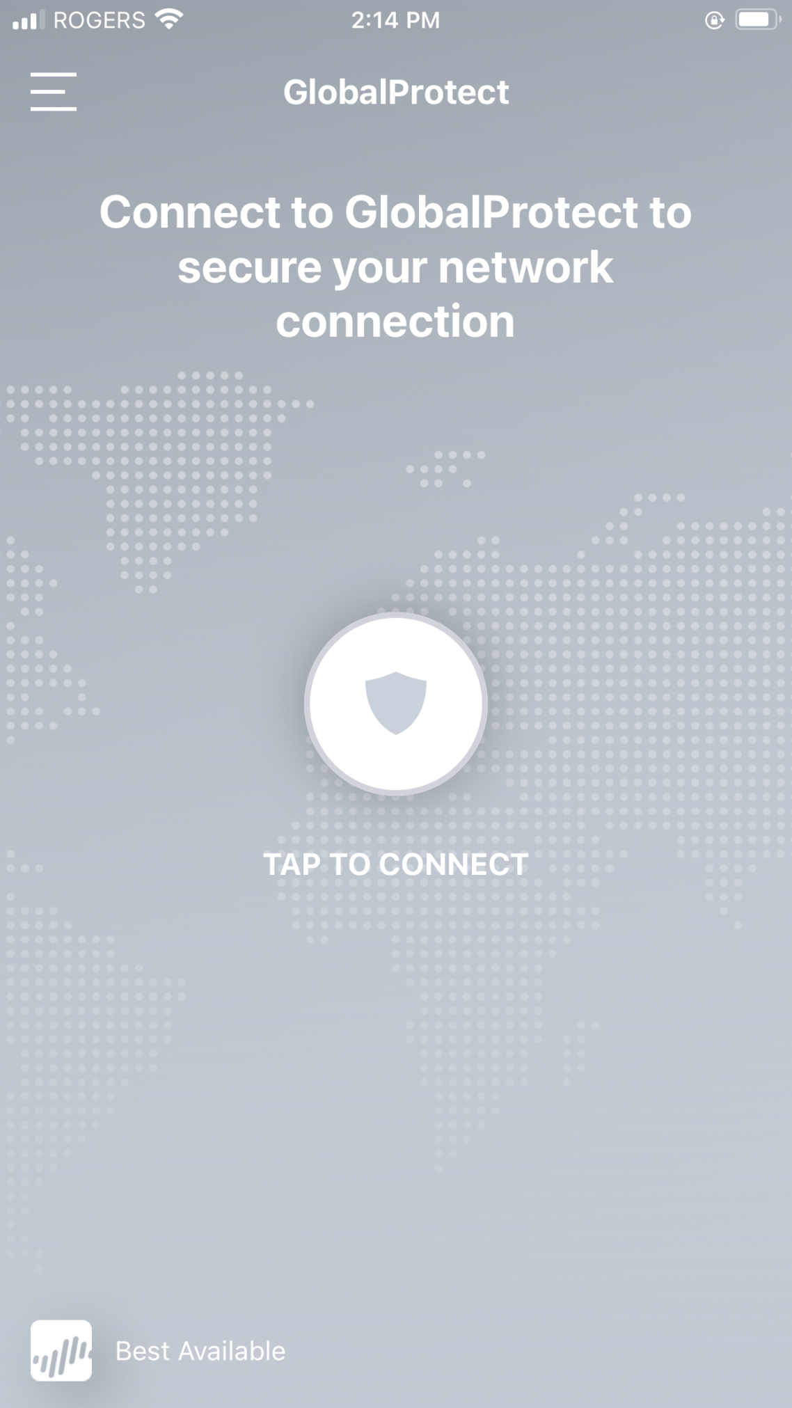 GlobalProtect iOS Disconnected