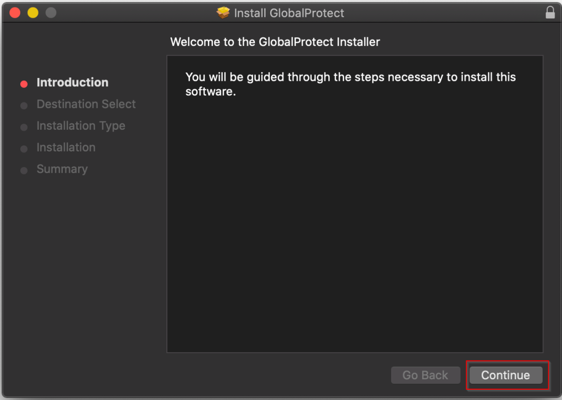 globalprotect installer mac
