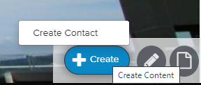 create contact button